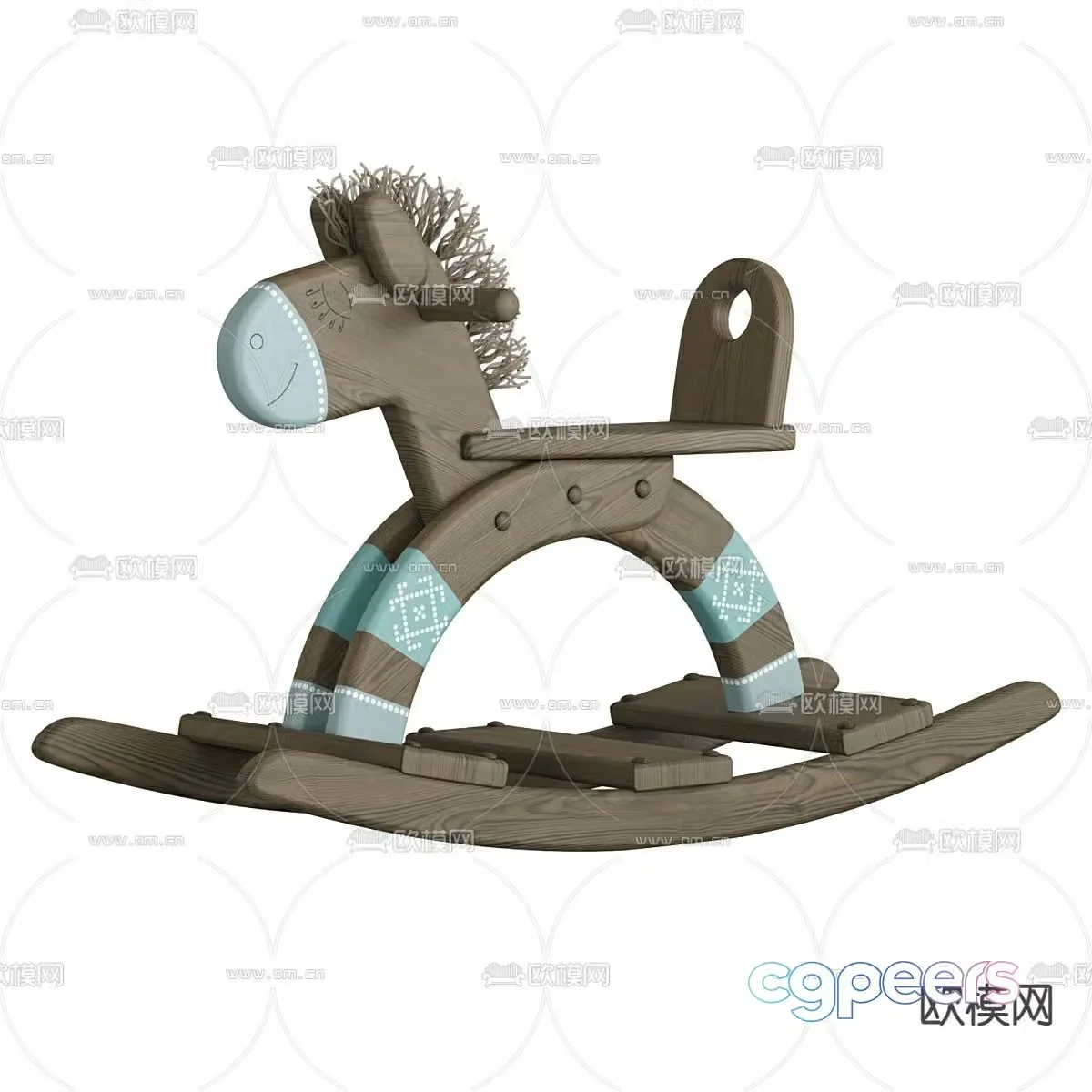 Rocking horse children’s rocking horse 3d model