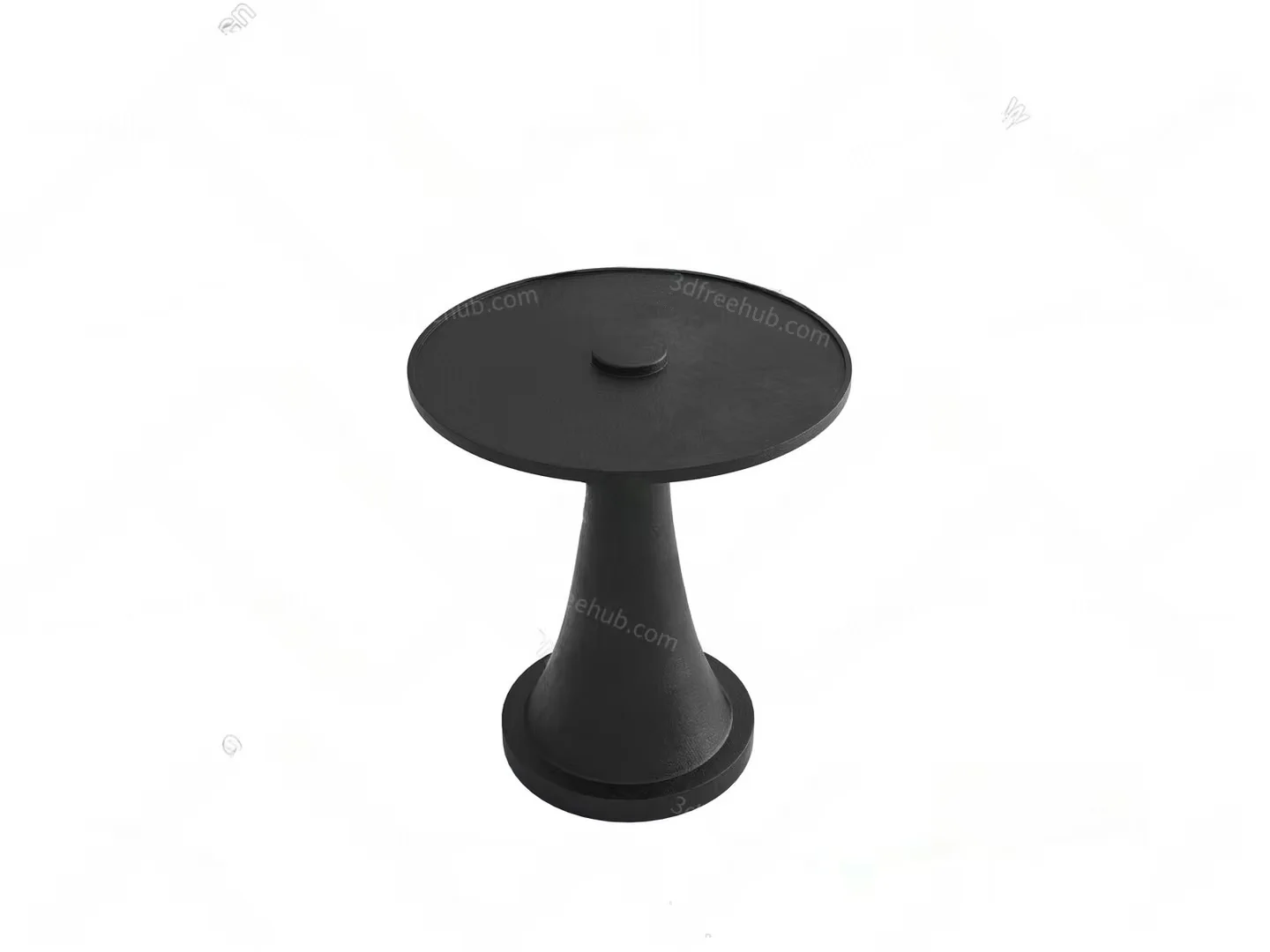 Small Black Table 3D Model – 2545 – VRAY Render