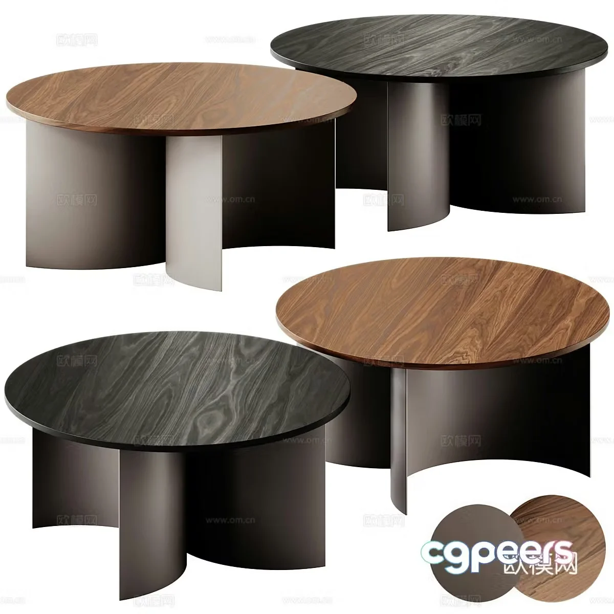 Modern Italian Gavo coffee table 3d model
