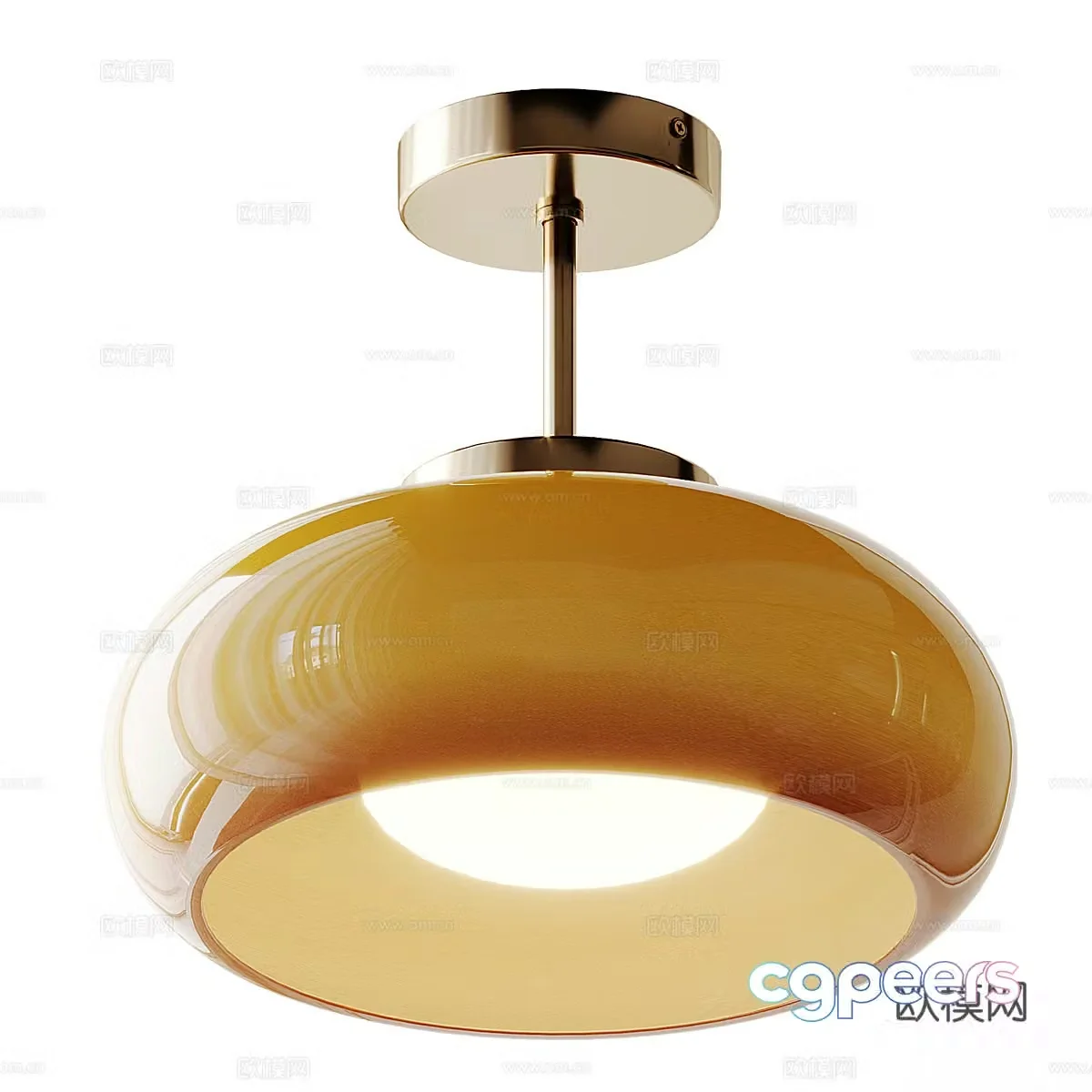 Modern ceiling light 3d model