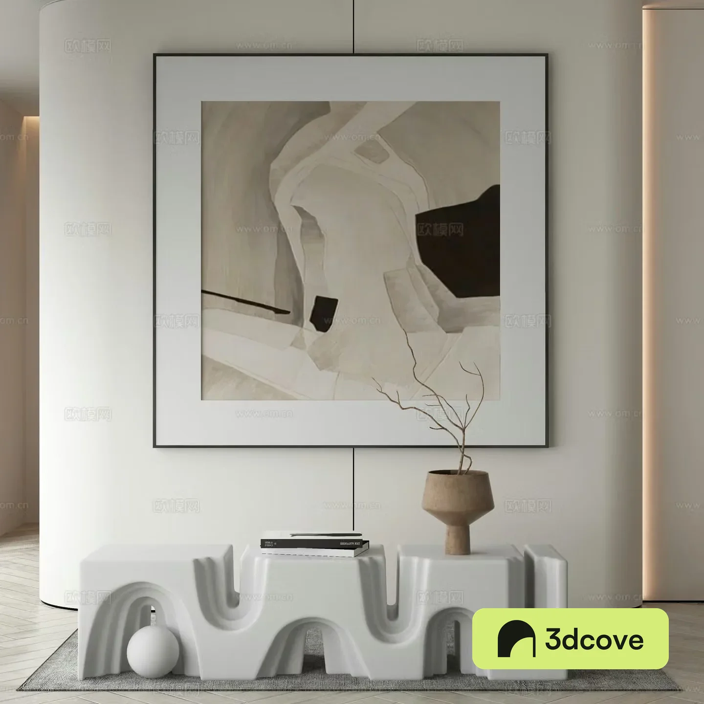 Modern texture painting decorative painting