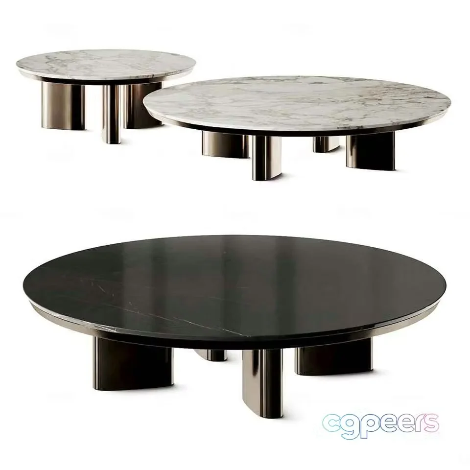 Modern Coffee Tables 3D Model – 2081 – CORONA Render