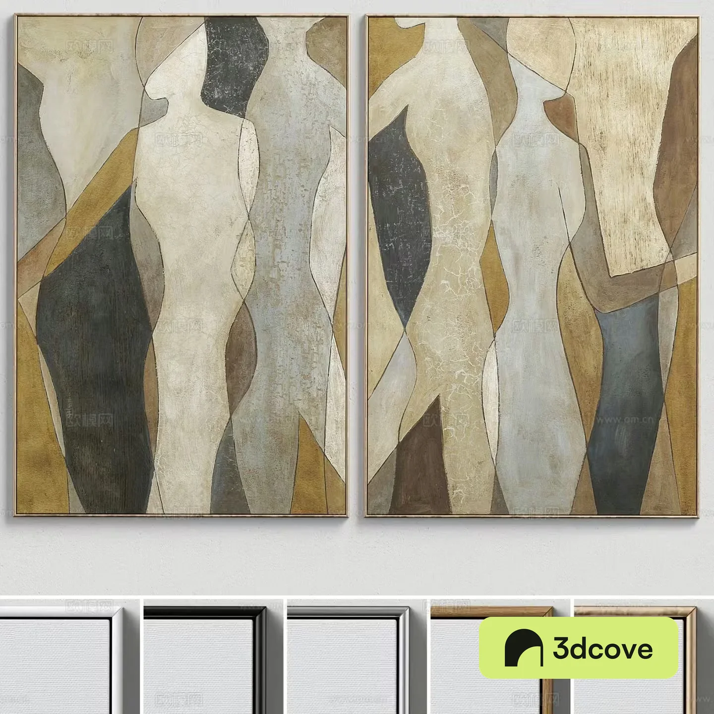 Wabi-sabi painting texture painting decorative painting hanging painting