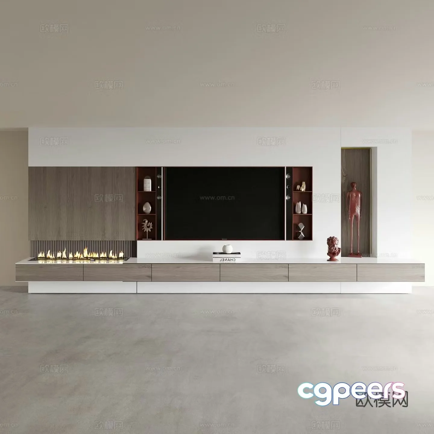 Modern TV cabinet 3d model
