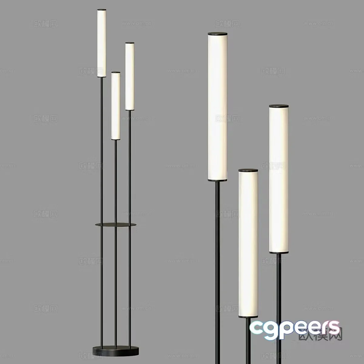 Modern floor lamp 3d model