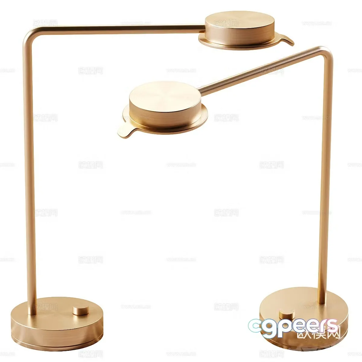 Metal desk lamp Light luxury desk lamp Art desk lamp Decorative desk lamp Bedside desk lamp Study desk lamp 3D model
