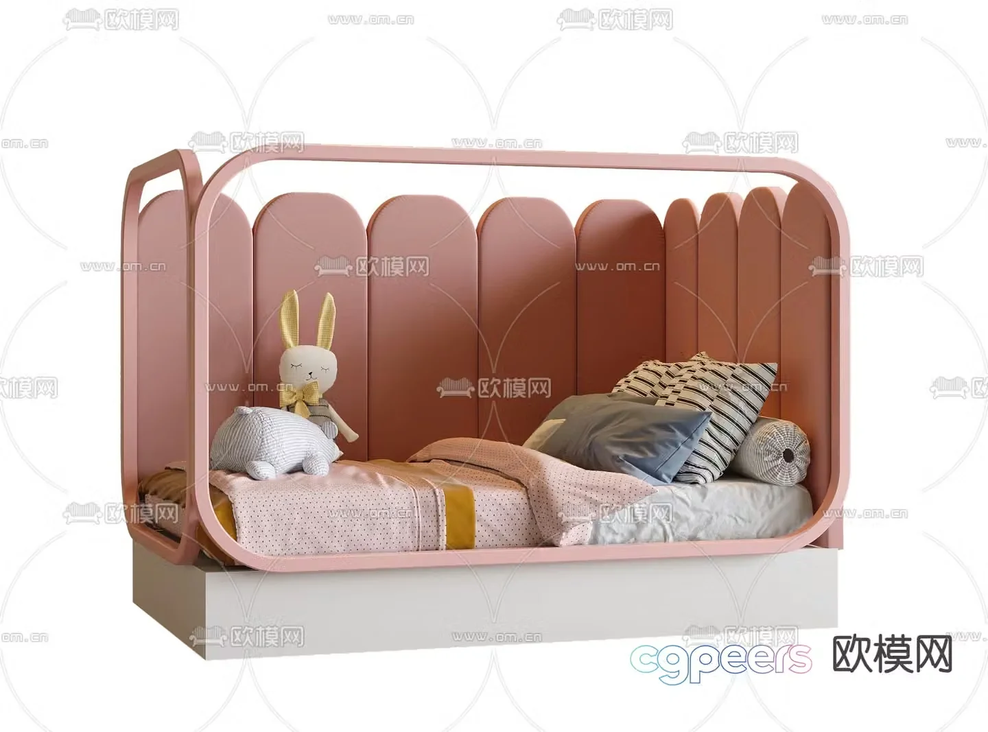 Children’s bed single bed 3d model
