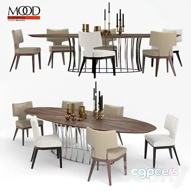 3ds Max Free – ALINE CHAIR and ARTHUR TABLE