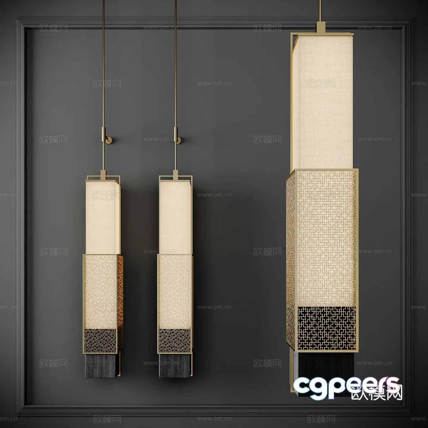 New Chinese wall lamp Wall lamp Chandelier Chinese wall lamp Metal wall lamp 3D model