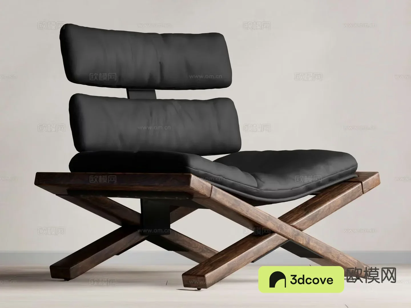 Wasabi chair leisure chair 3d model