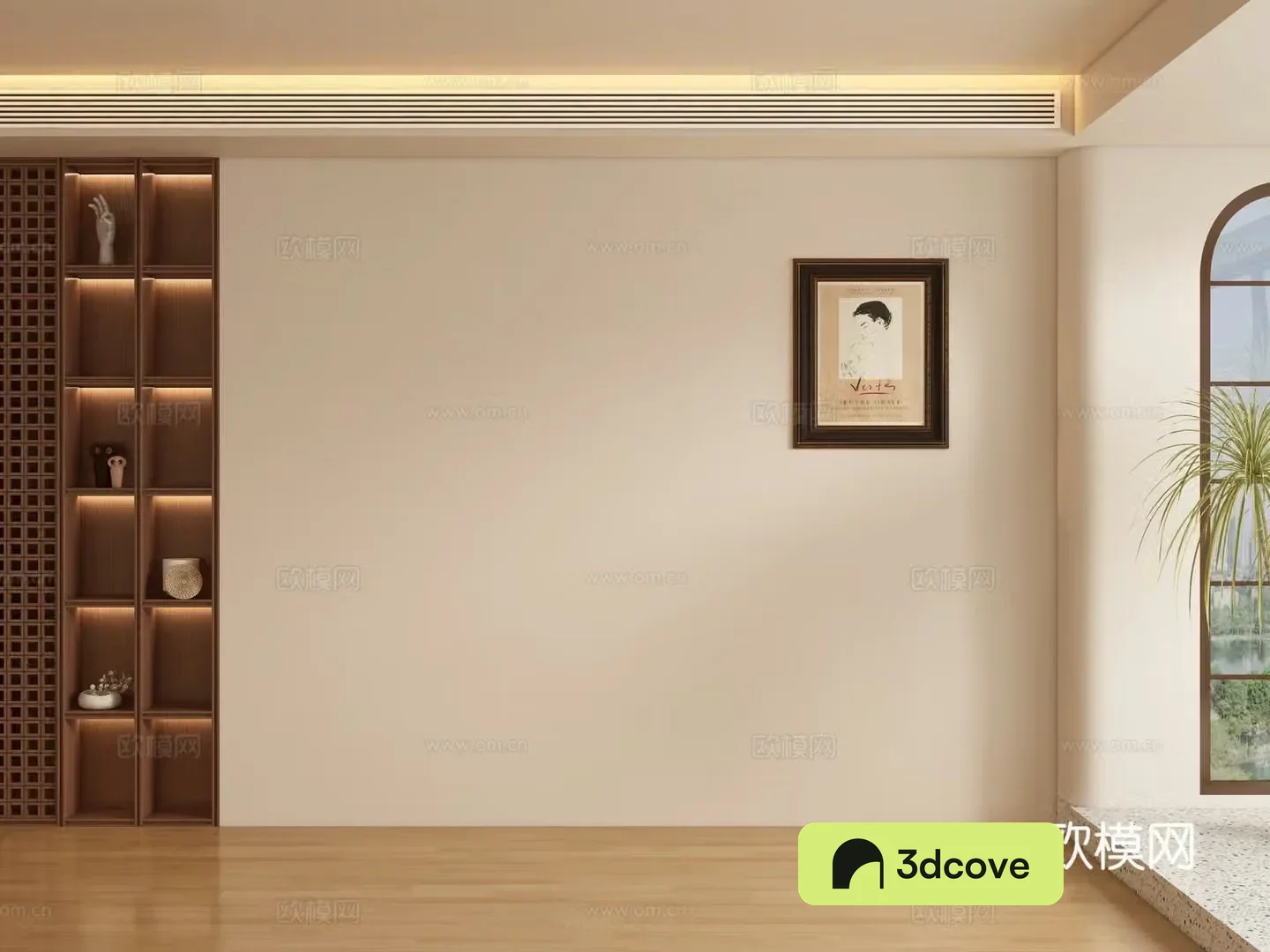 Medieval style sofa background wall
