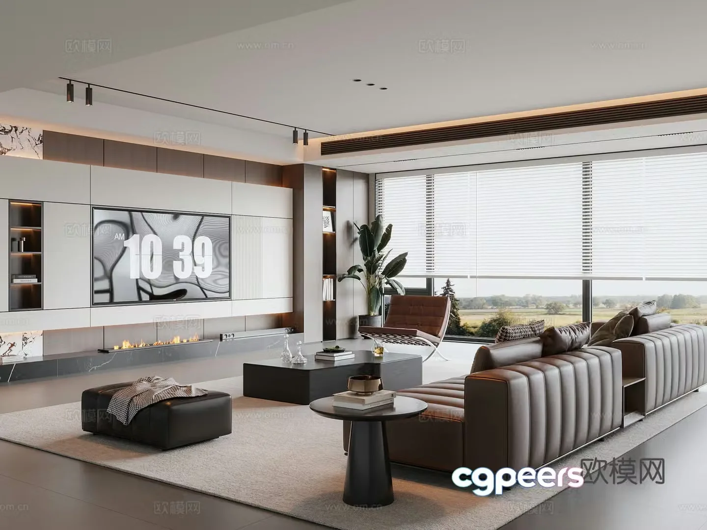 Italian living room 3d model