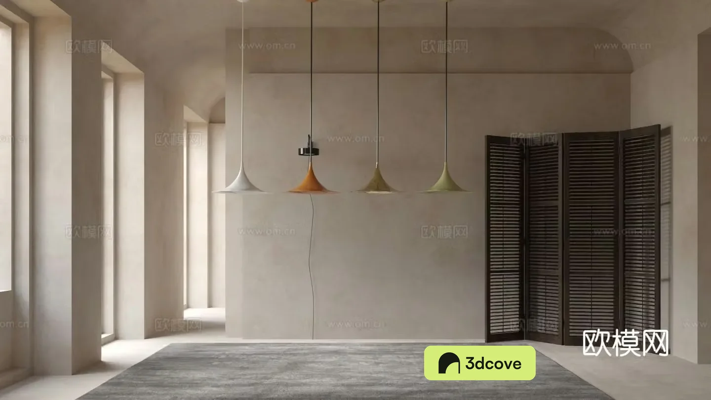 GUBI modern small chandelier