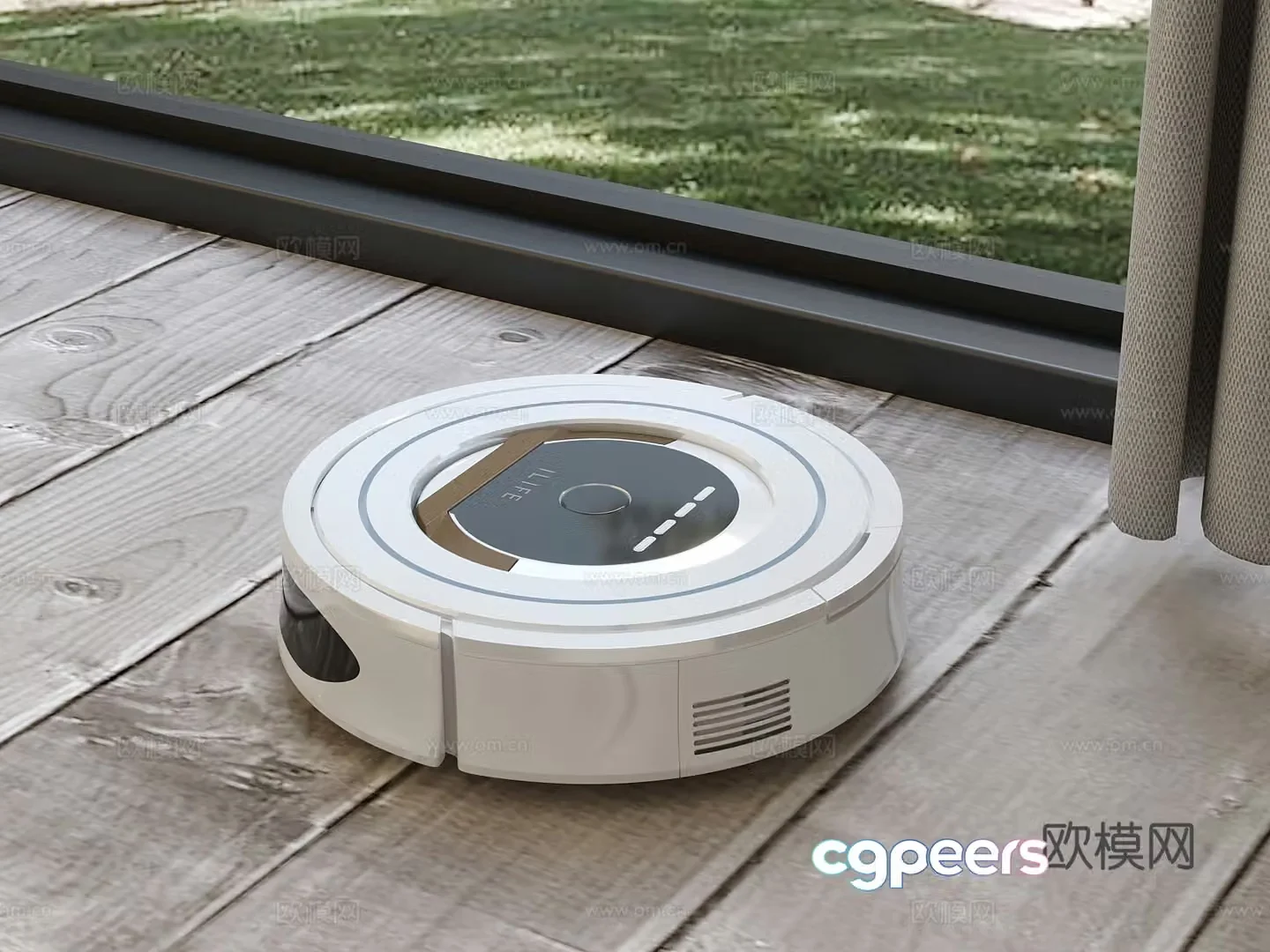 3D model of sweeping robot