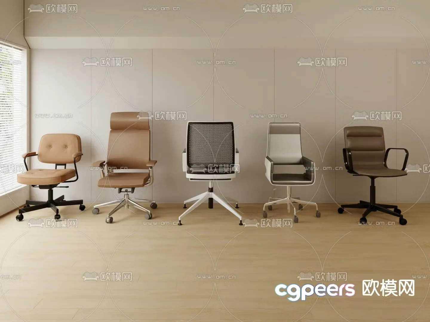 Modern office chair 3d model