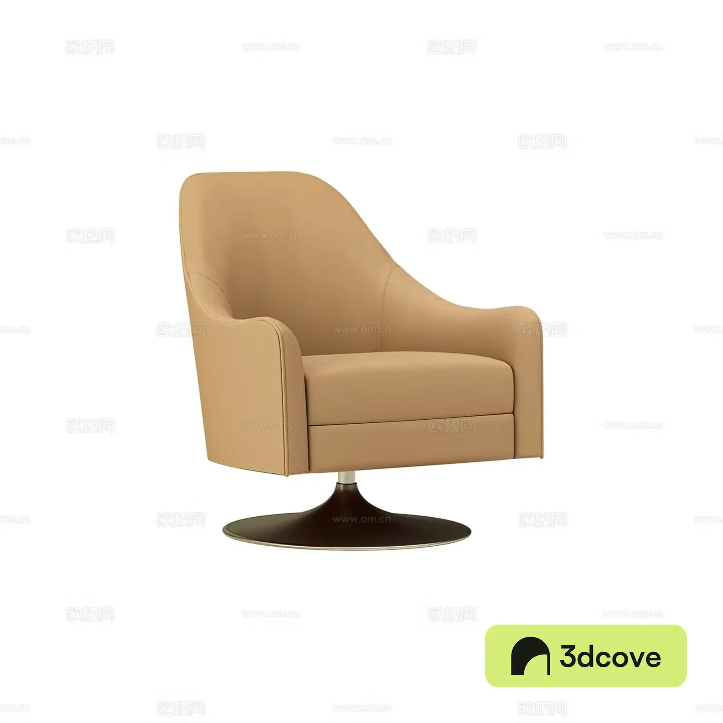 Modern leather chair lounge chair