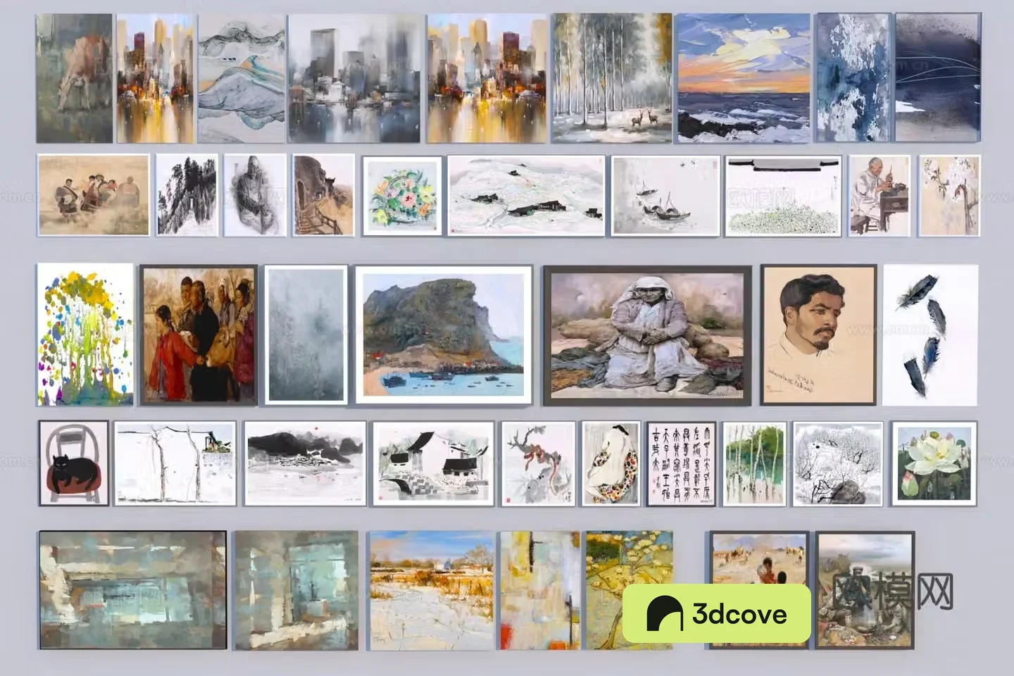 Modern hanging painting decorative painting