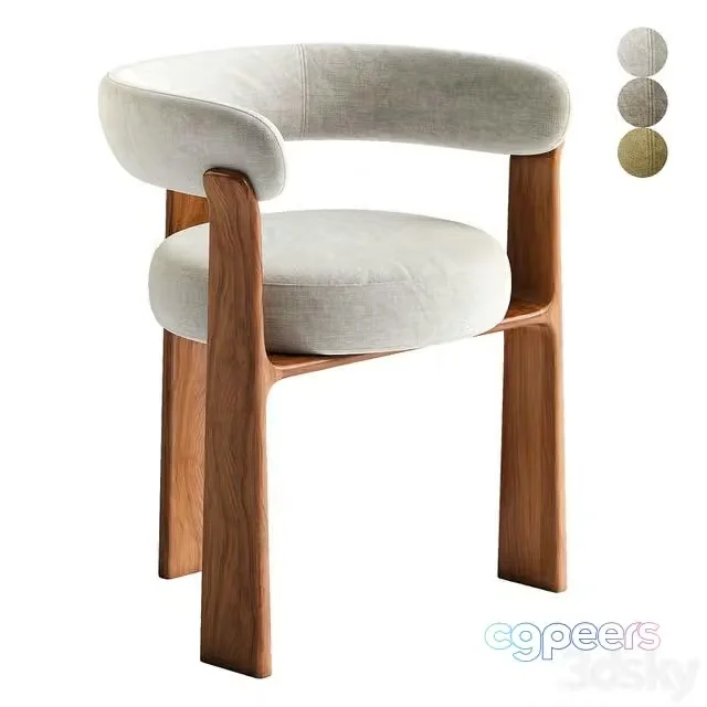 3ds Max Free – Granite Chair by Kave Home