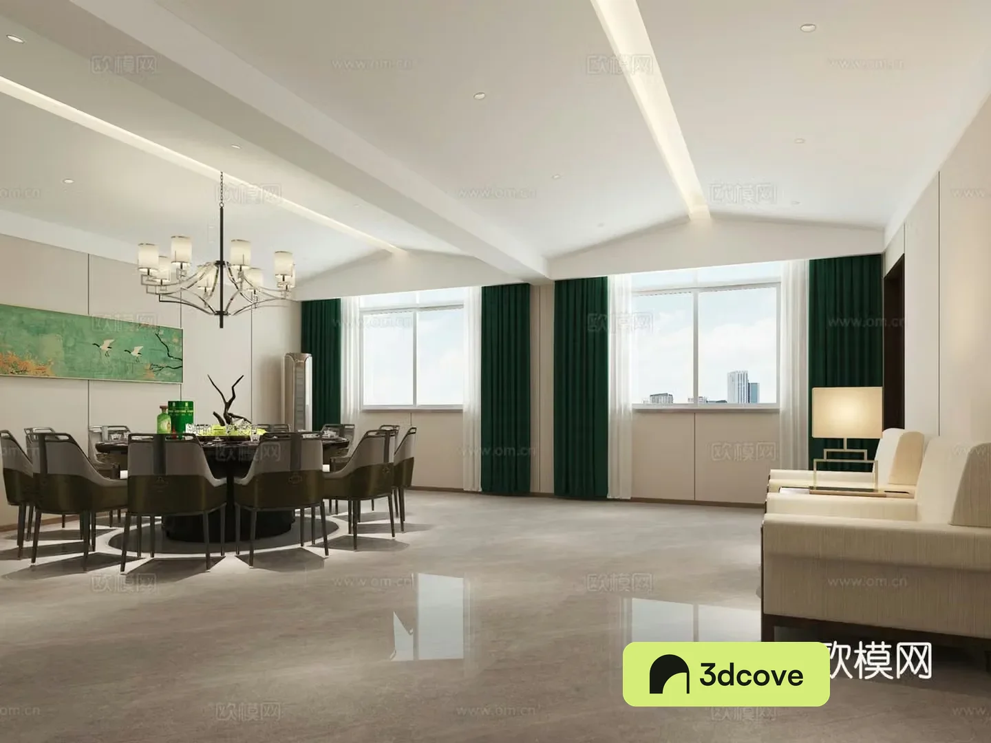 Modern dining room private room