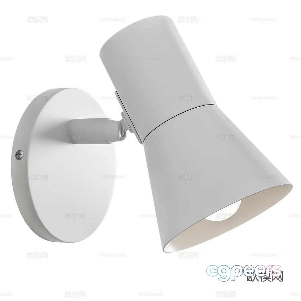 Minimalist wall lamp bedside wall lamp 3d model