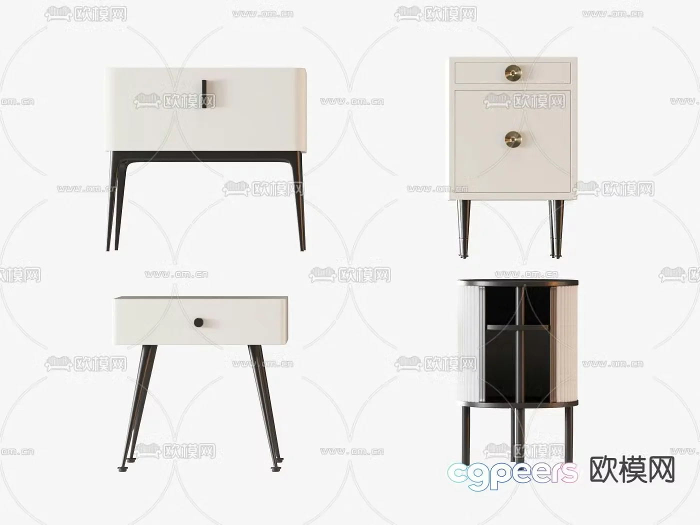 bedside table 3d model