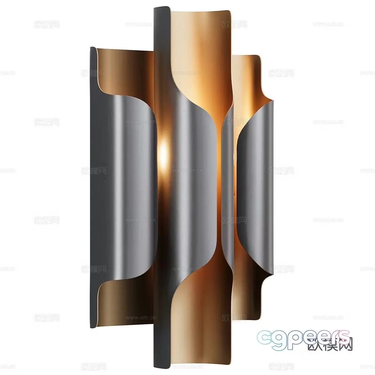 Light luxury wall lamp 3D model