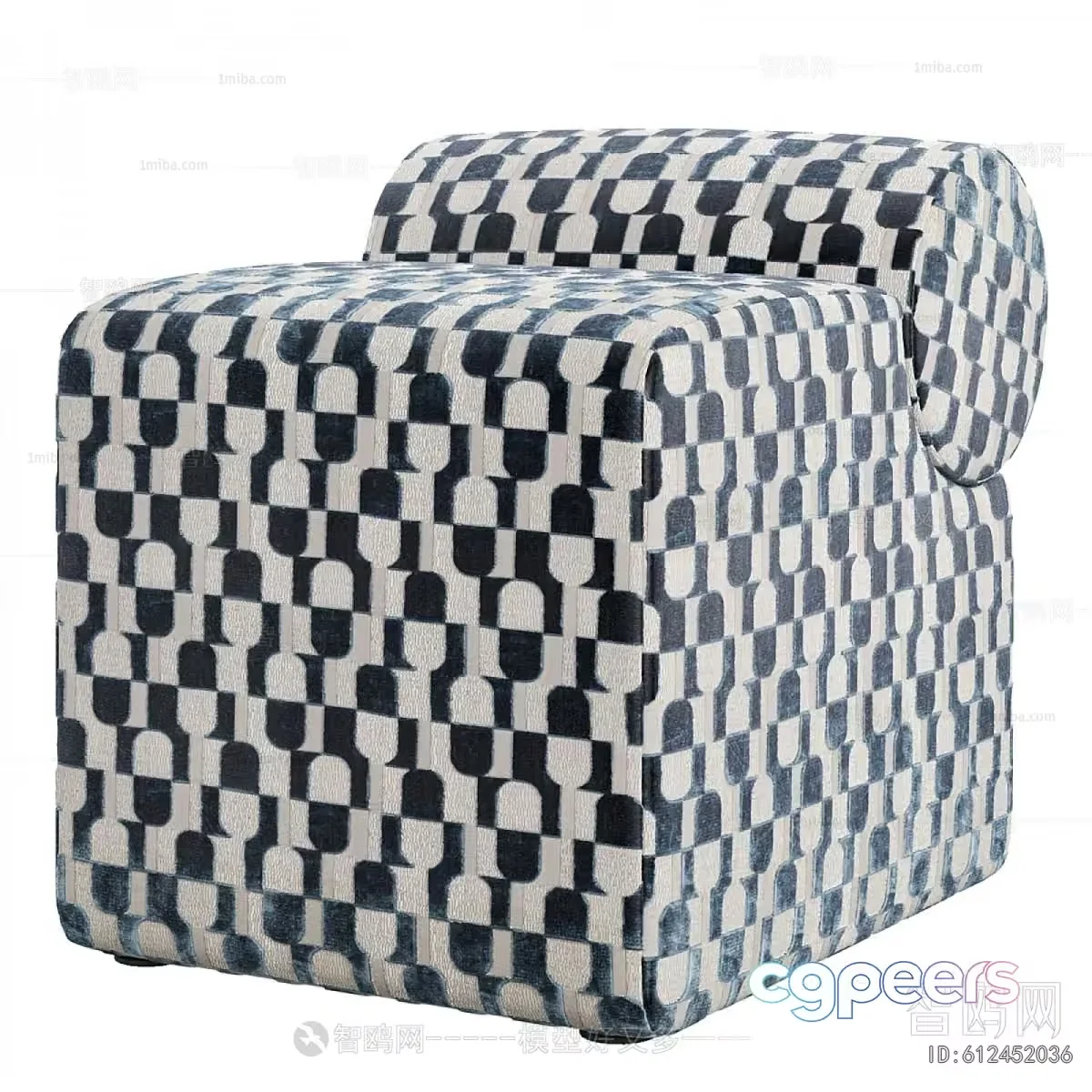 Modern Armchair 3D Model – 18948 – VRAY Render
