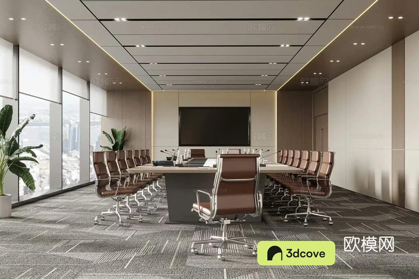 Modern conference room conference table and chair office chair