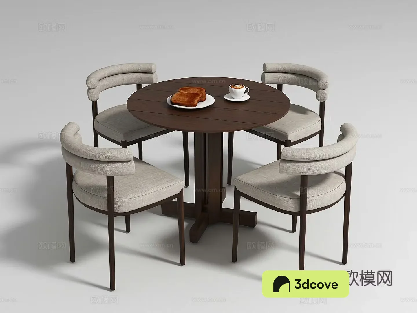 Wabi-sabi dining table and chairs coffee table and chairs