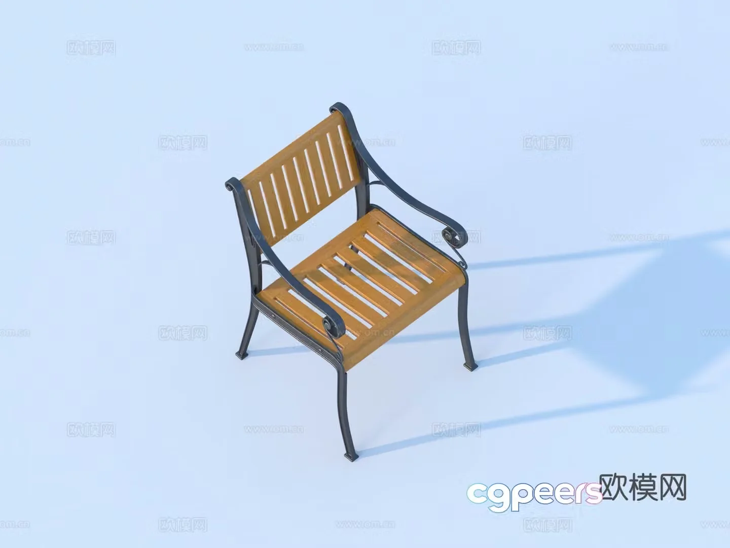 leisure chair seat outdoor chair 3d model
