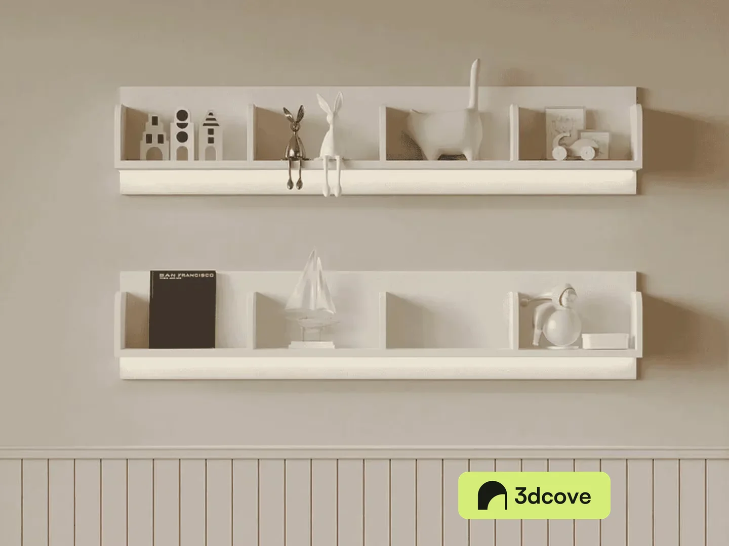 White Wall Shelves
