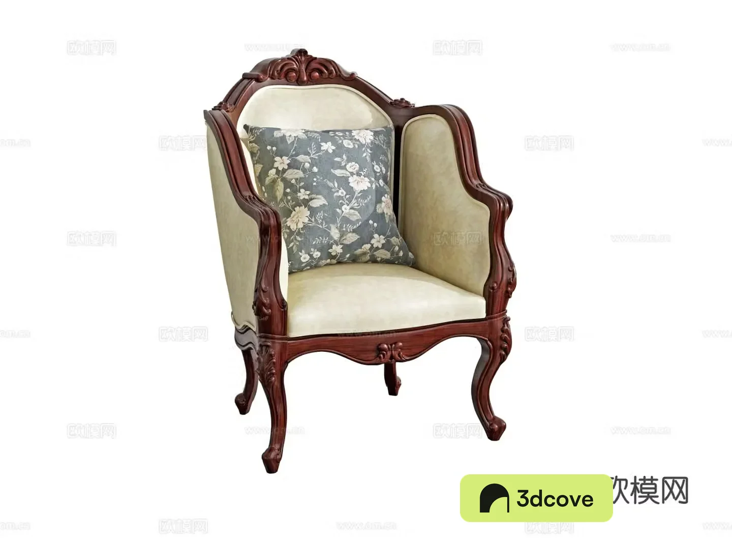 Simple European chair leisure chair