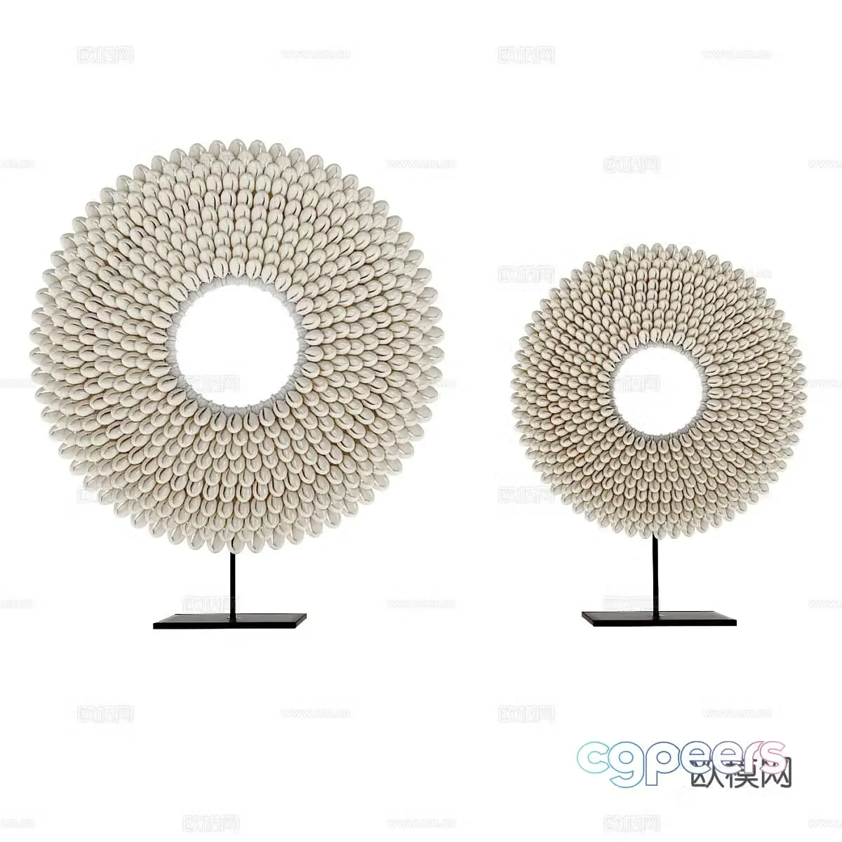 New Chinese style jewelry ornaments 3D model