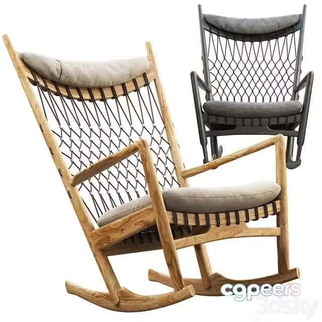 3ds Max Free – PP124 Rocking Chair