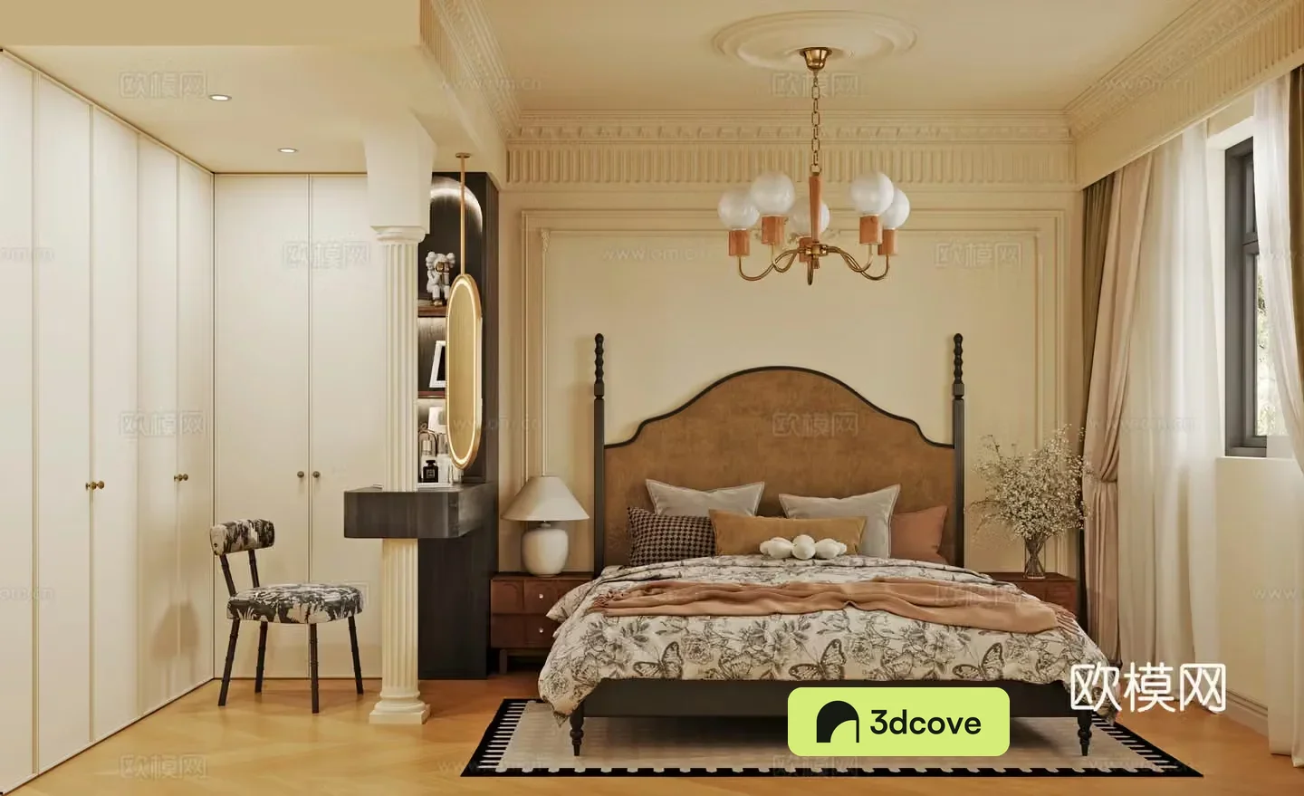 French bedroom