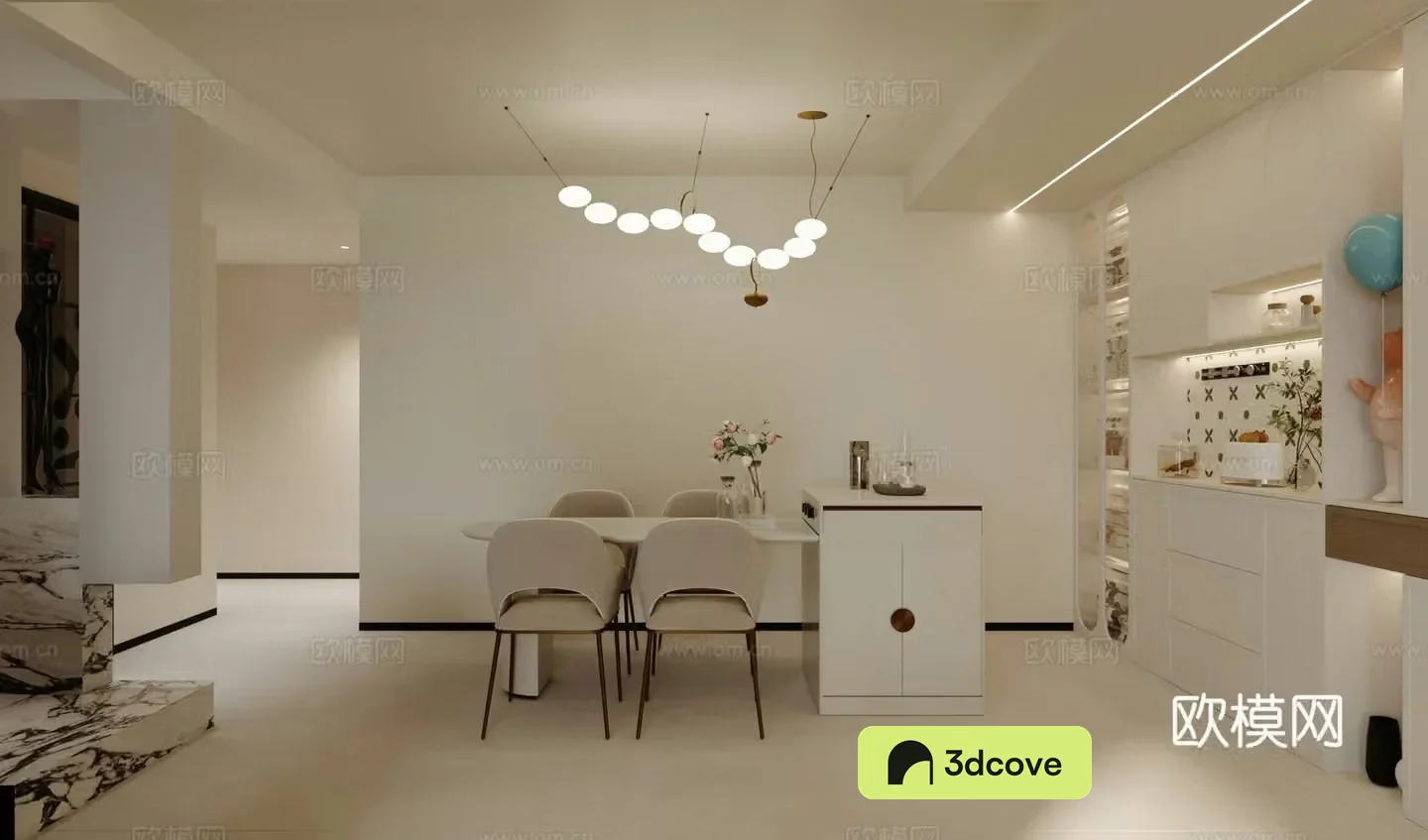 Modern Cream Style Restaurant