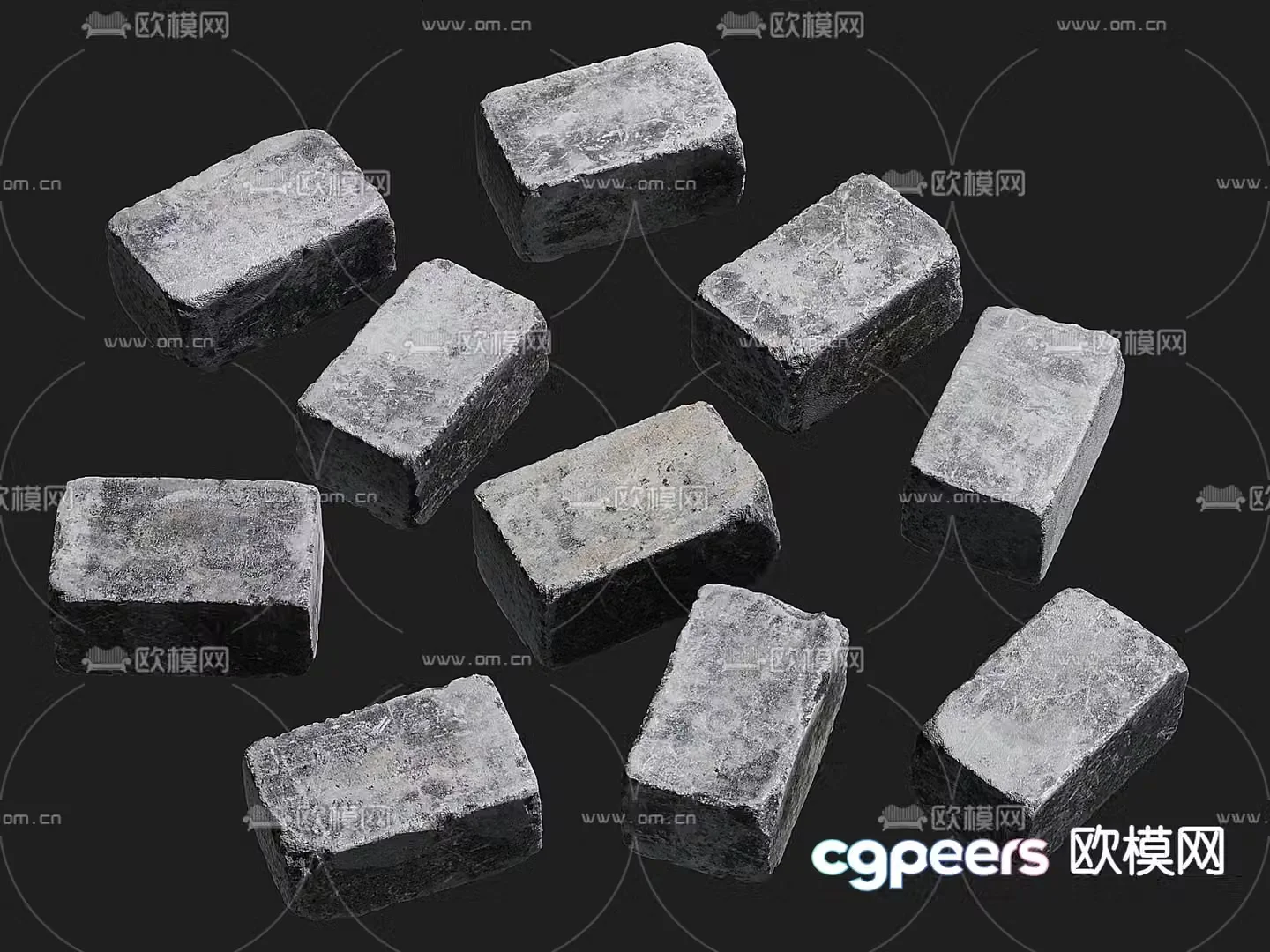 Bricks Bricks Stone Bricks 3d model