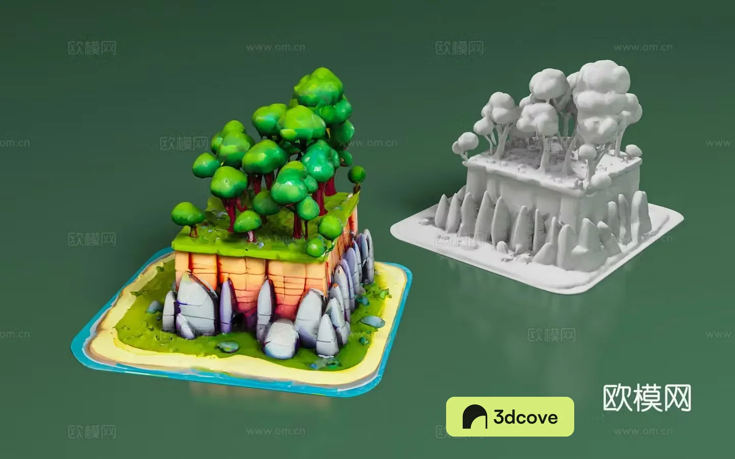 Cartoon scene Print toys Game scene Beauty Chen props Dress up Sculpture Ornaments