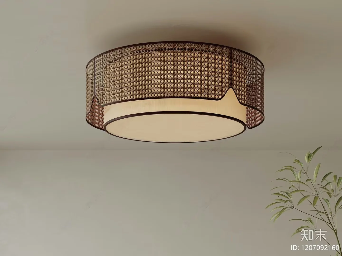 A Light Fixture With A Unique Design Featuring A Combination Of Materials And A 3D Model – 8413 – VRAY Render