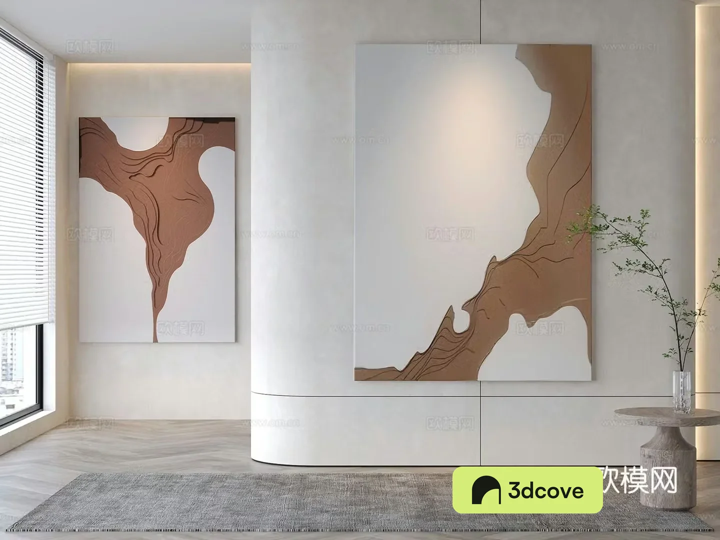 Modern decorative painting Texture painting Abstract painting