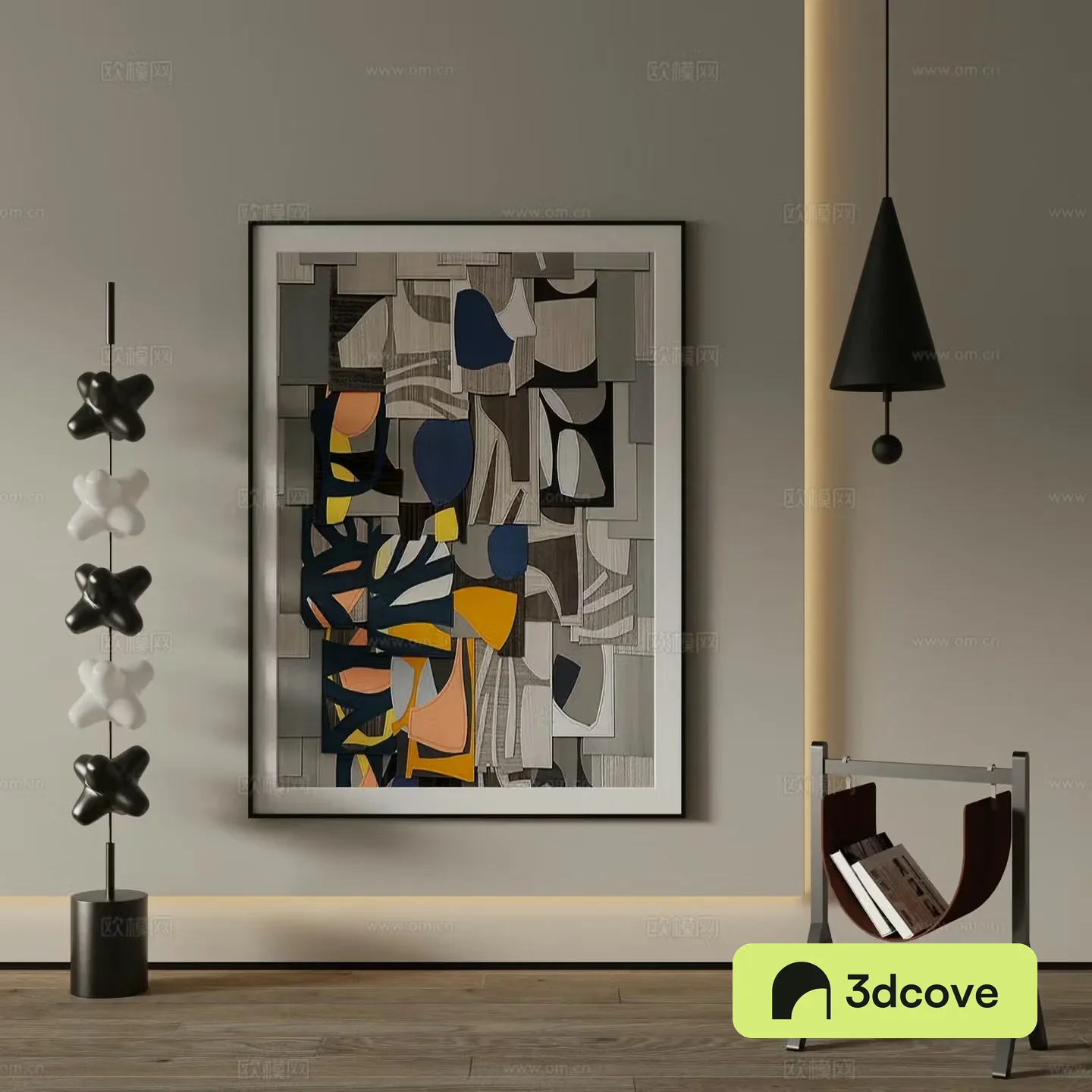 Modern decorative painting Geometric abstract painting