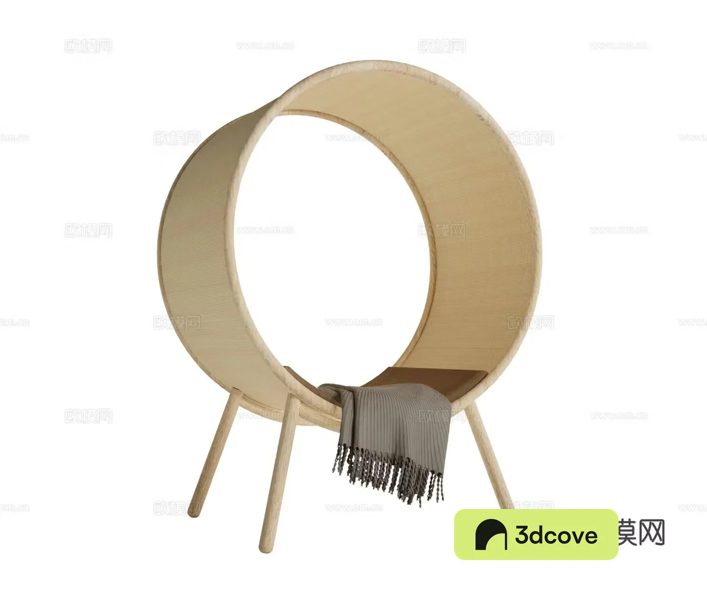 Nordic chair round leisure chair