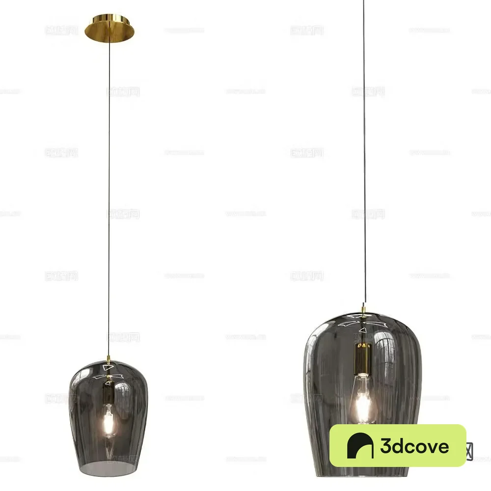 Maxlight glass chandelier
