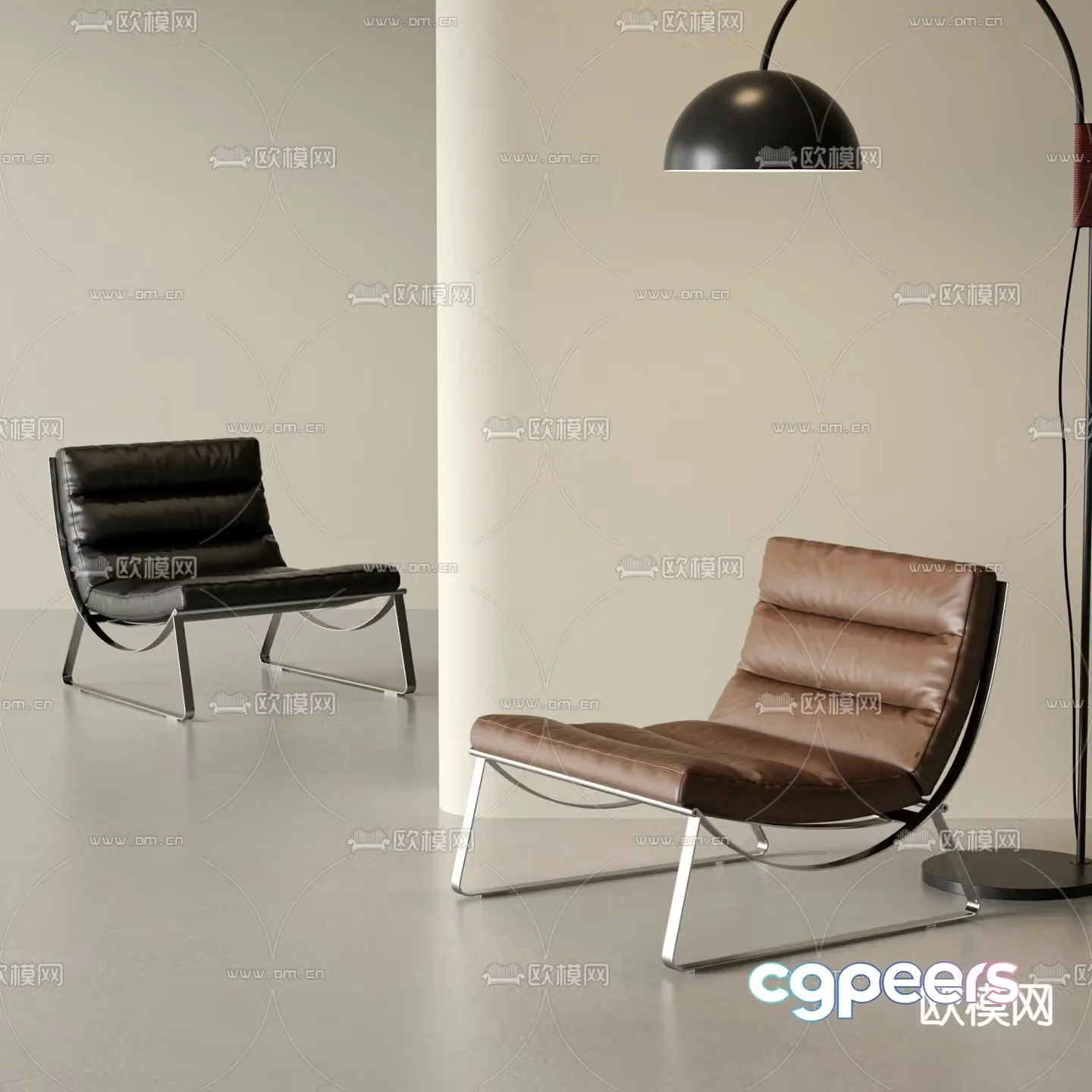 chair leisure chair 3d model