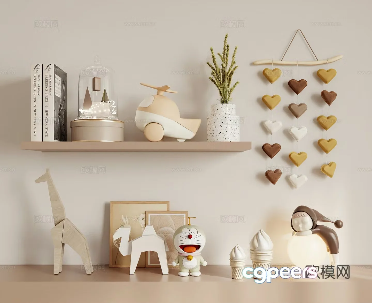 Children’s ornaments 3d model