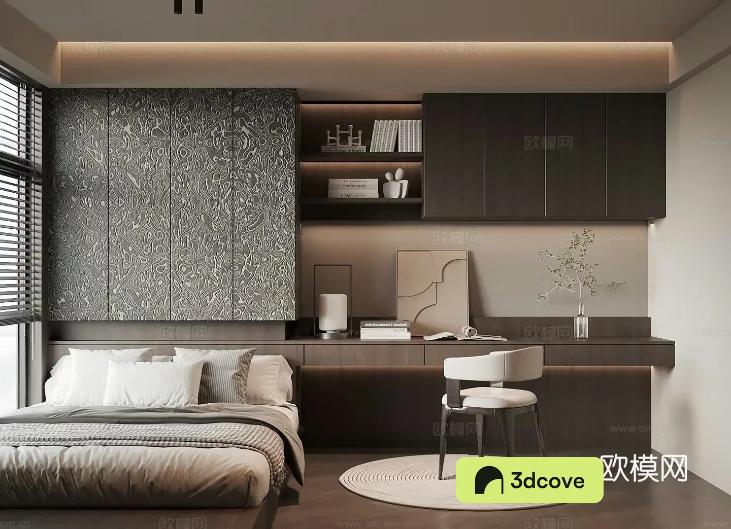 Modern Italian tatami bedroom