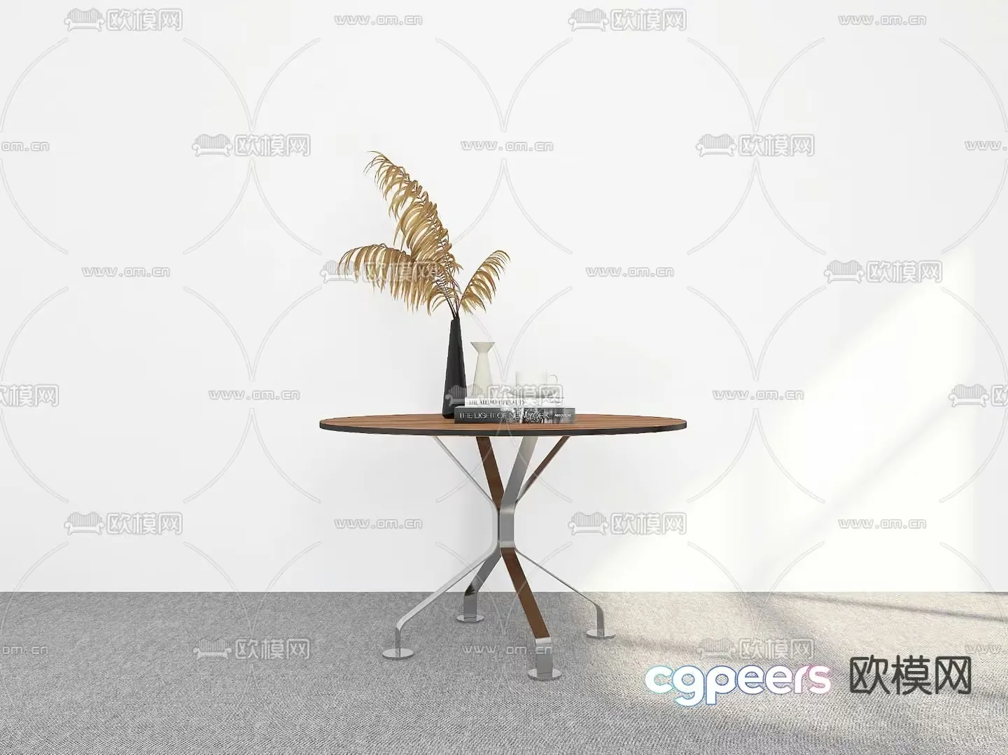 Modern Minimalist Table 3D Model – 14009 – VRAY Render