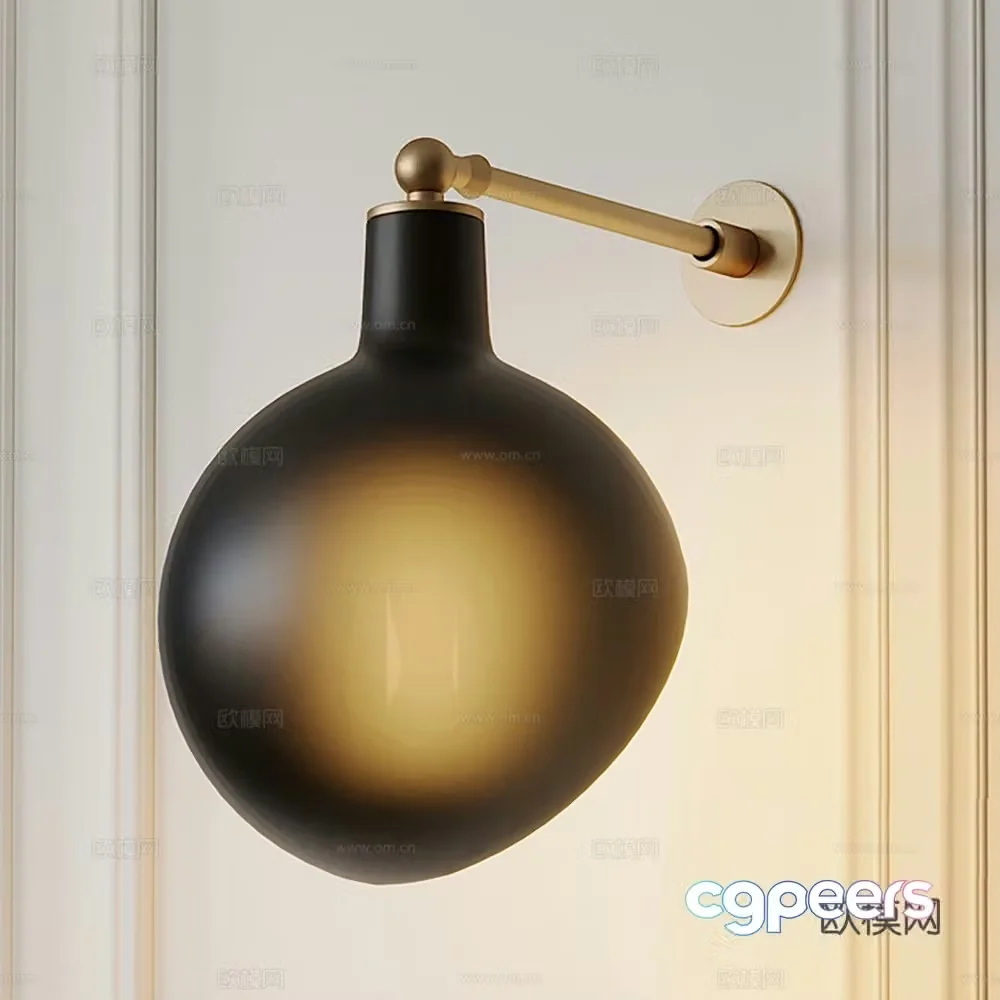 Wall lamp Decorative lamp Lighting 3d model