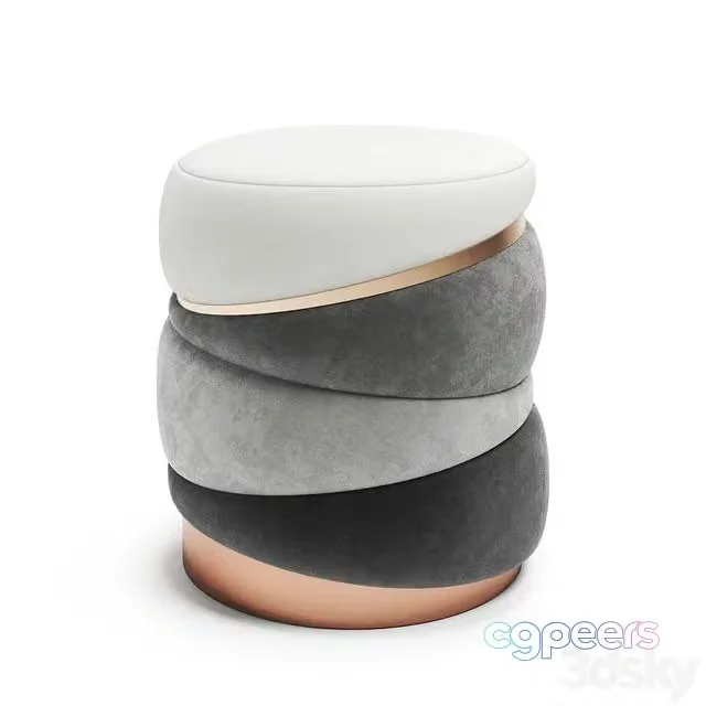 3ds Max Free – MURANTI Obsidian Stool