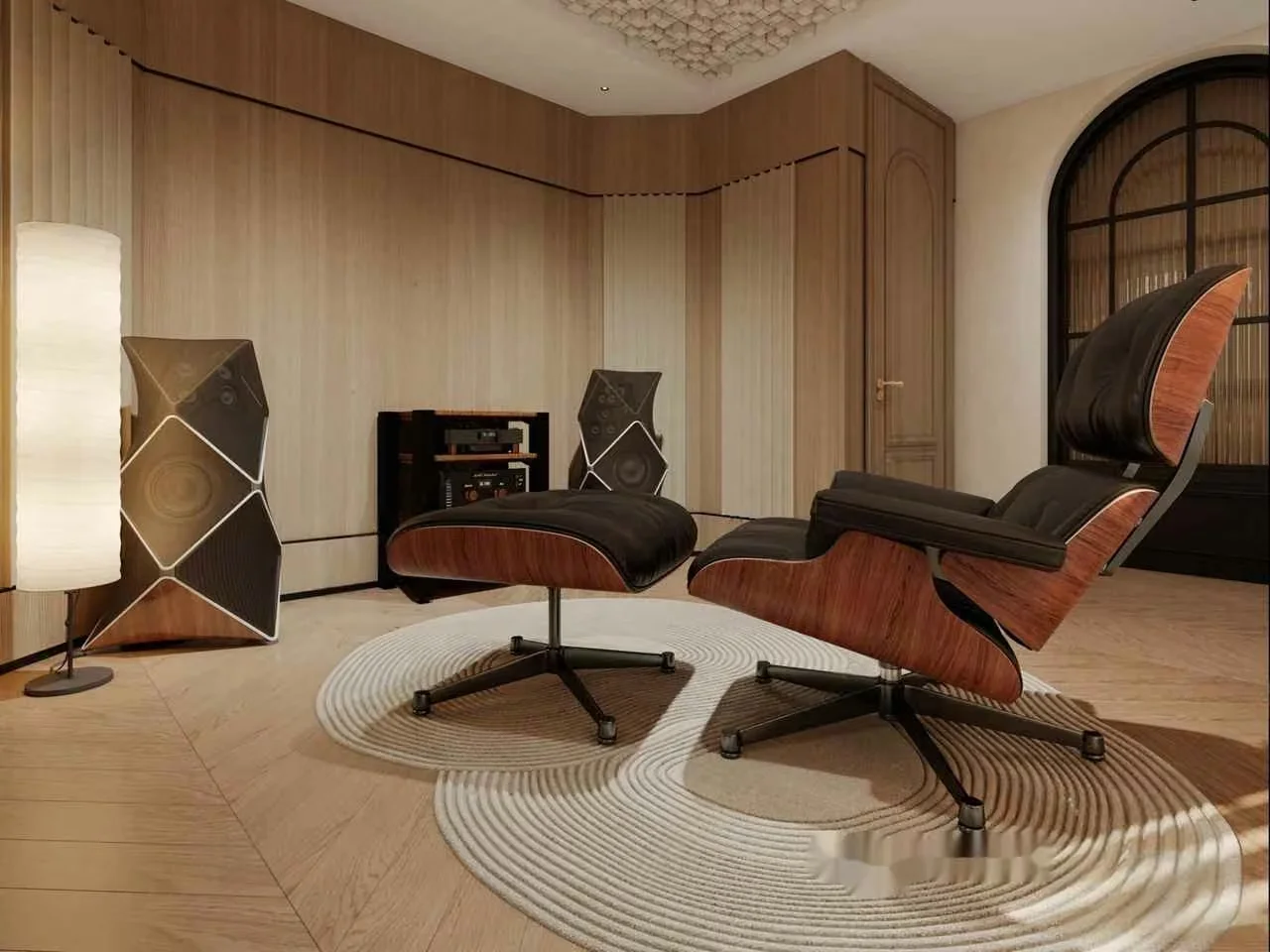 Modern Living Room 3D Model – 5571 – CORONA Render